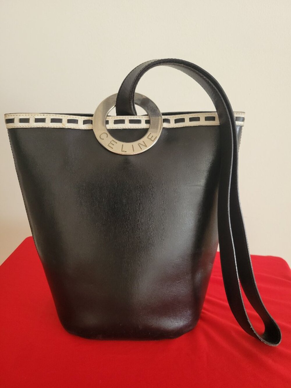 Celine One Shoulder Bag Gold Hardware Unisex - Picture 7 of 16